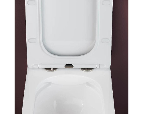 Комплект унитаза с инсталляцией Ceramicanova Metric CN3007_1001CH_1000 с сиденьем Микролифт и клавишей смыва Хром