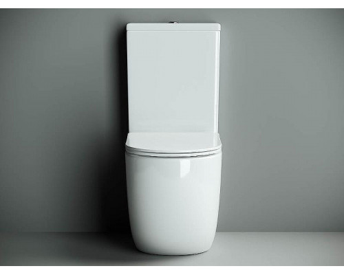 Унитаз компакт Ceramicanova Metropol CN4001-B без бачка и с сиденьем Микролифт