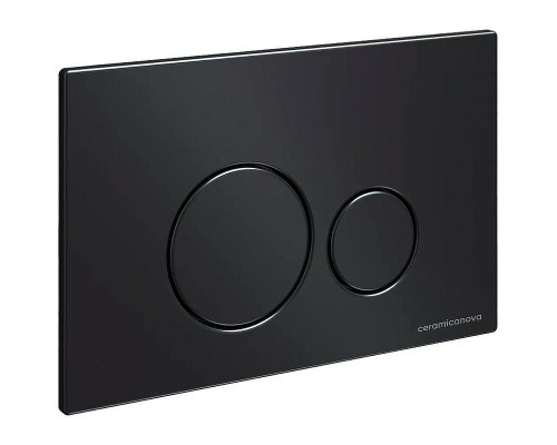 Унитаз с инсталляцией Ceramicanova Metropol CN4002MB_1001B_1000 с сиденьем Микролифт и Черной матовой клавишей смыва