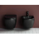 Унитаз с инсталляцией Ceramicanova Metropol CN4002MB_1001B_1000 с сиденьем Микролифт и Черной матовой клавишей смыва