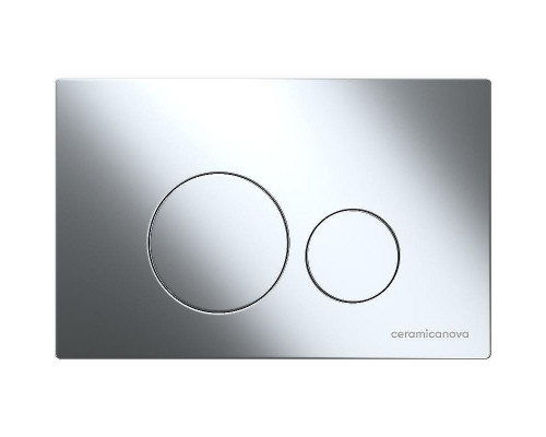 Унитаз с инсталляцией Ceramicanova Metropol CN4002MB_1001CH_1000 с сиденьем Микролифт и клавишей смыва Хром