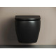 Комплект унитаза с инсталляцией Ceramicanova Metropol CN4002MB_1002B_1000 с сиденьем Микролифт и Черной матовой клавишей смыва