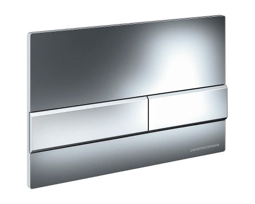 Унитаз с инсталляцией Ceramicanova Metropol CN4002MB_1002CH_1000 с сиденьем Микролифт и клавишей смыва Хром