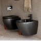 Унитаз с инсталляцией Ceramicanova Metropol CN4002MB_1002CH_1000 с сиденьем Микролифт и клавишей смыва Хром