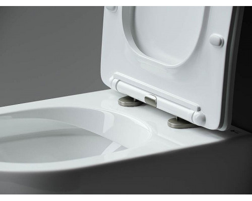 Комплект унитаза с инсталляцией Ceramicanova Metropol CN4002_1001W_1000 с сиденьем Микролифт и Белой клавишей смыва