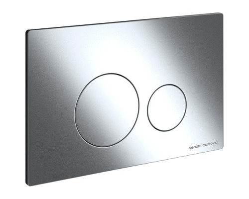 Комплект унитаза с инсталляцией Ceramicanova Metropol CN4002_1001CH_1000 с сиденьем Микролифт и клавишей смыва Хром глянцевый