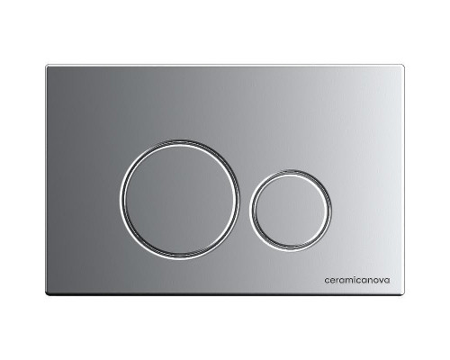 Комплект унитаза с инсталляцией Ceramicanova Metropol CN4002MB_1001M_1000 с сиденьем Микролифт и клавишей смыва Хром матовый