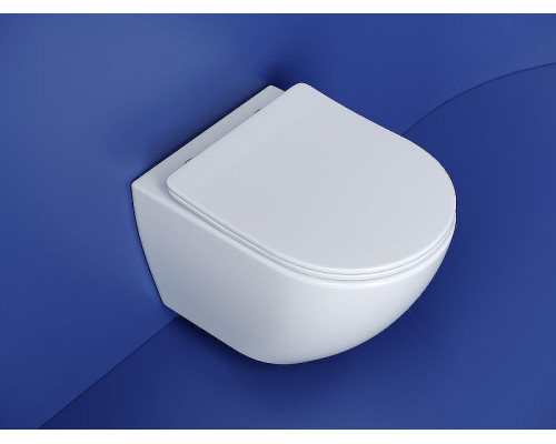 Унитаз Ceramicanova Metropol CN4002T подвесной Белый с сиденьем Микролифт