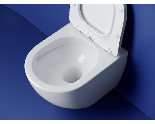 Унитаз Ceramicanova Metropol CN4002T подвесной Белый с сиденьем Микролифт