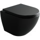 Унитаз Ceramicanova Metropol CN4002TMB подвесной Черный матовый с сиденьем Микролифт
