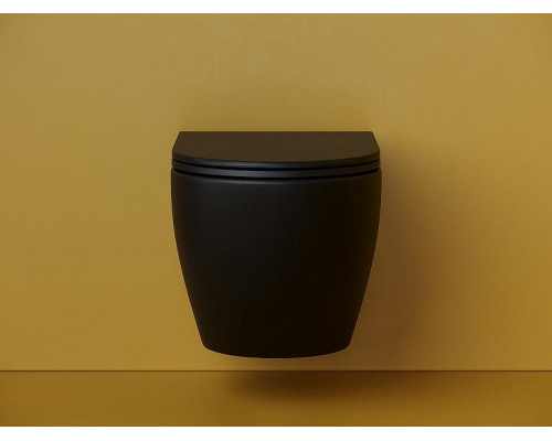 Унитаз Ceramicanova Metropol CN4002TMB подвесной Черный матовый с сиденьем Микролифт