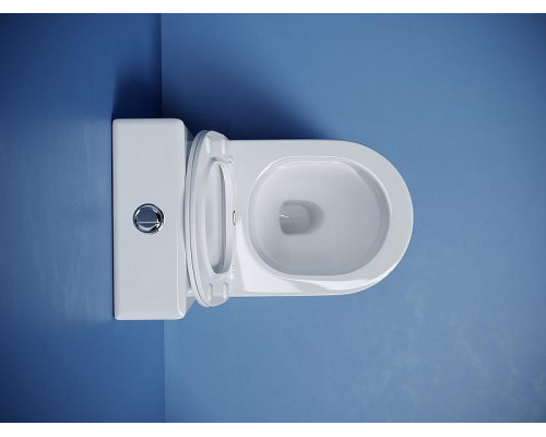 Унитаз компакт Ceramicanova Metropol CN4001T Белый с бачком и сиденьем Микролифт