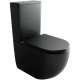 Унитаз компакт Ceramicanova Metropol CN4001TMB Черный матовый с бачком и сиденьем Микролифт