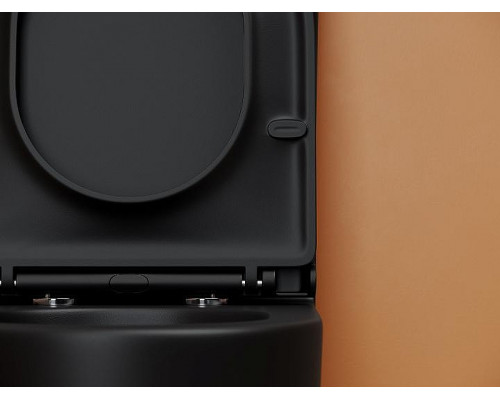 Унитаз компакт Ceramicanova Metropol CN4001TMB Черный матовый с бачком и сиденьем Микролифт