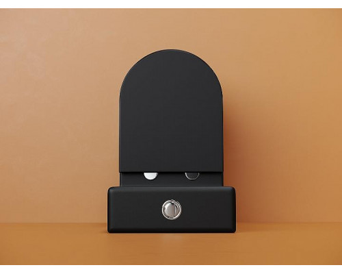 Унитаз компакт Ceramicanova Metropol CN4001TMB Черный матовый с бачком и сиденьем Микролифт