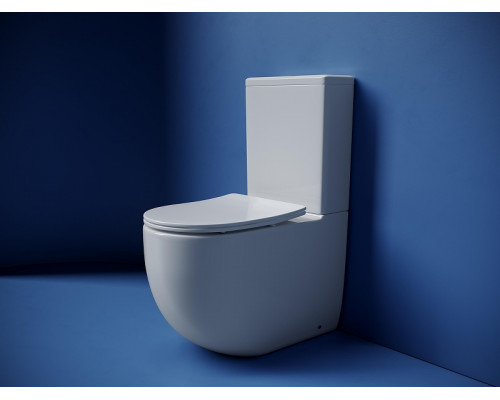 Унитаз компакт Ceramicanova Metropol CN4001T-B цвет Белый без бачка с сиденьем Микролифт