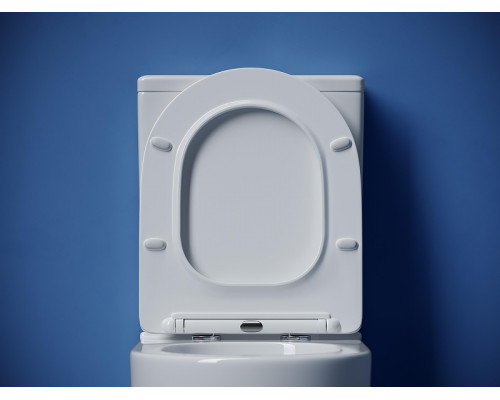 Унитаз компакт Ceramicanova Metropol CN4001T-B цвет Белый без бачка с сиденьем Микролифт