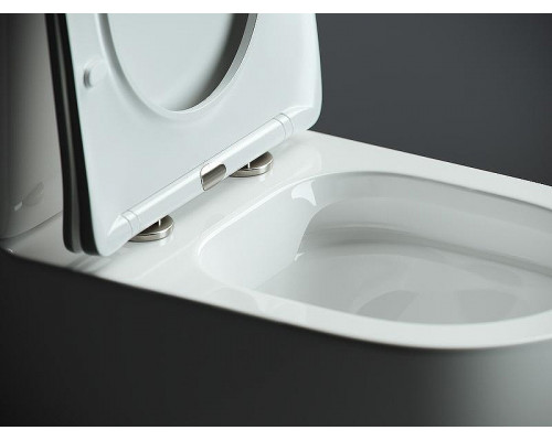 Унитаз компакт Ceramicanova Mia Rimless CN1801-B без бачка и с сиденьем Микролифт