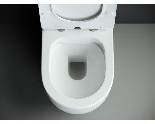 Унитаз компакт Ceramicanova Mia Rimless CN1801-B без бачка и с сиденьем Микролифт