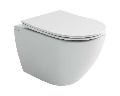 Унитаз Ceramicanova Mia CN1805T подвесной цвет Белый с сиденьем Микролифт