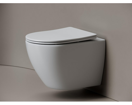 Унитаз Ceramicanova Mia CN1805T подвесной цвет Белый с сиденьем Микролифт