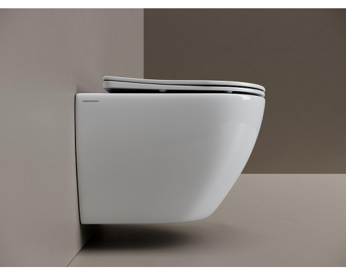 Унитаз Ceramicanova Mia CN1805T подвесной цвет Белый с сиденьем Микролифт