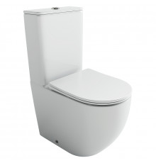 Унитаз-компакт Ceramicanova Mia CN1801T цвет Белый с бачком и сиденьем Микролифт