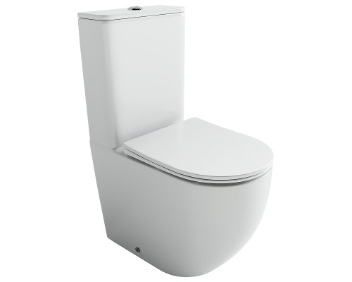 Унитаз-компакт Ceramicanova Mia CN1801T цвет Белый с бачком и сиденьем Микролифт