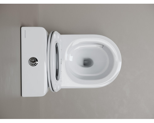 Унитаз-компакт Ceramicanova Mia CN1801T цвет Белый с бачком и сиденьем Микролифт