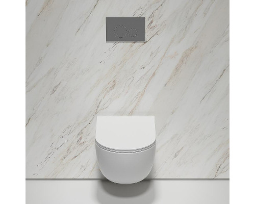 Унитаз Ceramicanova Modena Rimless CN6063 подвесной Белый глянцевый с сиденьем Микролифт