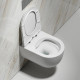 Унитаз Ceramicanova Modena Rimless CN6063 подвесной Белый глянцевый с сиденьем Микролифт