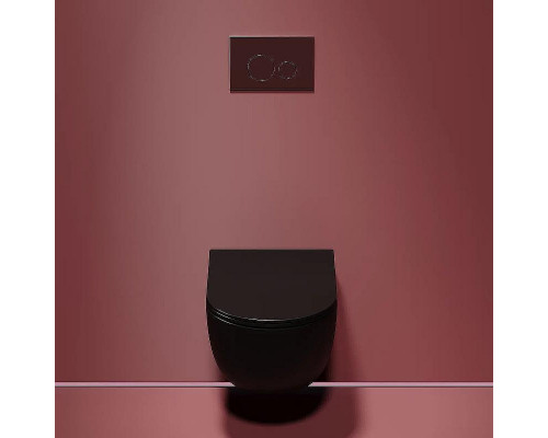 Унитаз Ceramicanova Modena Rimless CN6063MB подвесной Черный матовый с сиденьем Микролифт