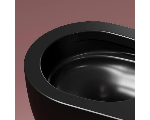 Унитаз Ceramicanova Modena Rimless CN6063MB подвесной Черный матовый с сиденьем Микролифт