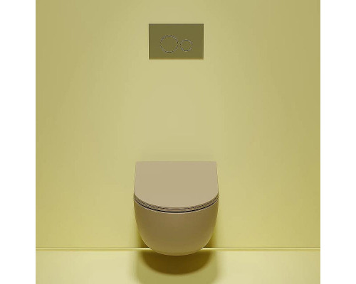 Унитаз Ceramicanova Modena Rimless CN6063MC подвесной Капучино матовый с сиденьем Микролифт