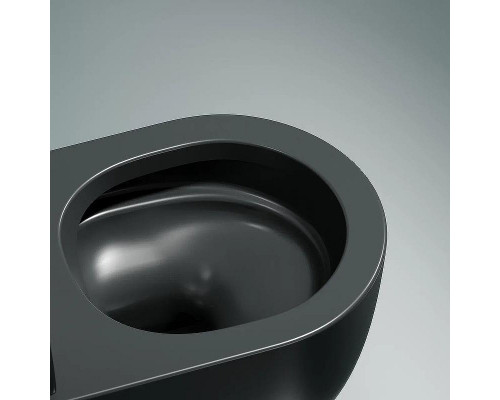 Унитаз Ceramicanova Modena Rimless CN6063MDH подвесной Темный антрацит матовый с сиденьем Микролифт