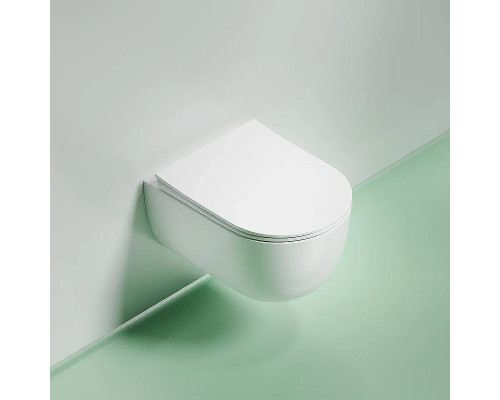 Унитаз Ceramicanova Modena Rimless CN6063MW подвесной Белый матовый с сиденьем Микролифт