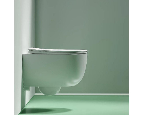 Унитаз Ceramicanova Modena Rimless CN6063MW подвесной Белый матовый с сиденьем Микролифт