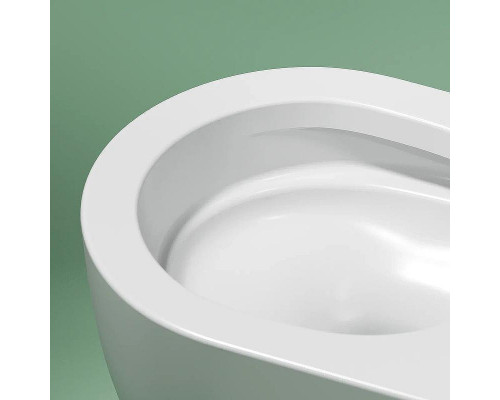 Унитаз Ceramicanova Modena Rimless CN6063MW подвесной Белый матовый с сиденьем Микролифт