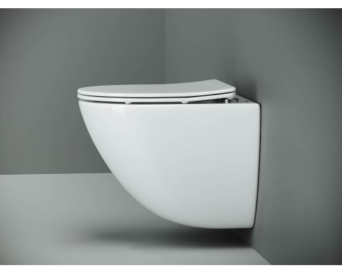 Унитаз с инсталляцией Ceramicanova Mono CN1905_121001MB цвет Белый с сиденьем Микролифт и клавишей смыва цвет Черный матовый
