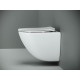 Унитаз с инсталляцией Ceramicanova Mono CN1905_121001MB цвет Белый с сиденьем Микролифт и клавишей смыва цвет Черный матовый