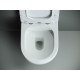Унитаз с инсталляцией Ceramicanova Mono CN1905_121001MB цвет Белый с сиденьем Микролифт и клавишей смыва цвет Черный матовый