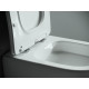 Унитаз с инсталляцией Ceramicanova Mono CN1905_121001MB цвет Белый с сиденьем Микролифт и клавишей смыва цвет Черный матовый