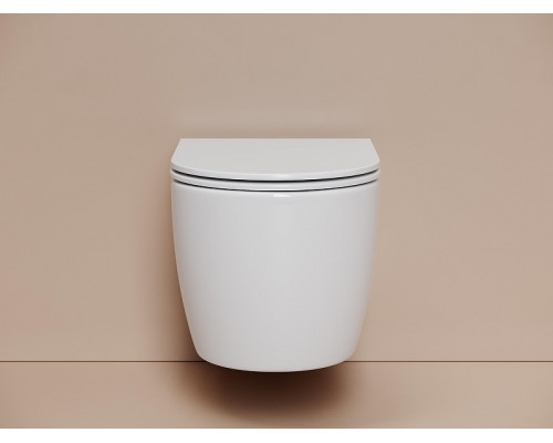 Унитаз Ceramicanova Noe CN4011T подвесной цвет Белый с сиденьем