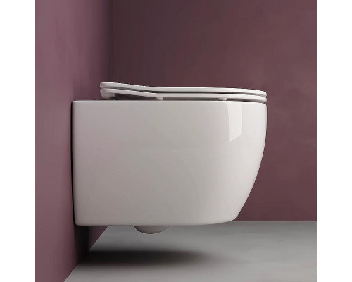 Комплект унитаза Ceramicanova Play CN3001 с инсталляцией Grohe Rapid SL 38811KF0 с сиденьем Микролифт и Черной матовой клавишей смыва