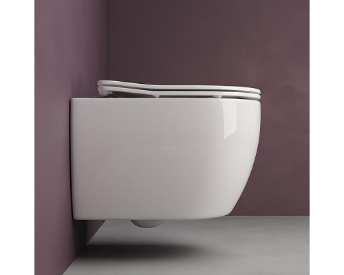 Унитаз Ceramicanova Play CN3001 с инсталляцией Grohe Rapid SL 38772001 с сиденьем Микролифт с кнопкой Хром