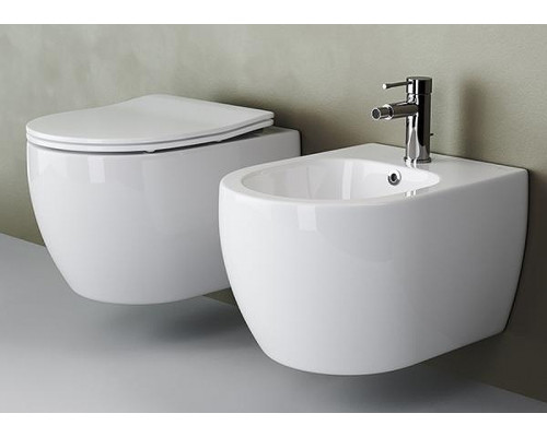 Унитаз Ceramicanova Play CN3001 с инсталляцией Grohe Rapid SL 38772001 с сиденьем Микролифт с кнопкой Хром