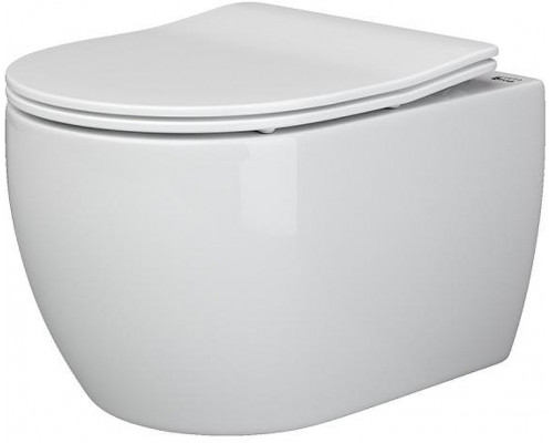 Унитаз Ceramicanova Play CN3001 с инсталляцией Berges Novum L3 040213 с сиденьем Микролифт с кнопкой Хром