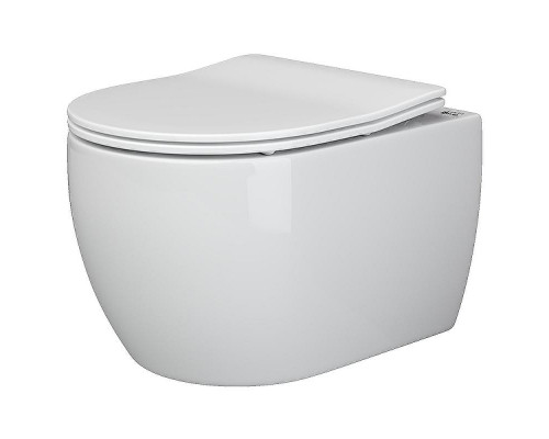 Комплект унитаза Ceramicanova Play CN3001 с инсталляцией Grohe Rapid SL 38775001 с сиденьем Микролифт и клавишей смыва Хром