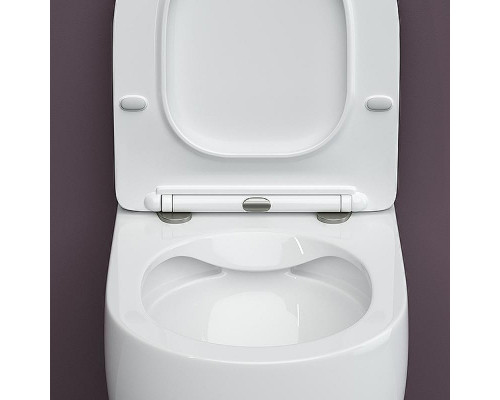 Комплект унитаза Ceramicanova Play CN3001 с инсталляцией Grohe Rapid SL 38775001 с сиденьем Микролифт и клавишей смыва Хром