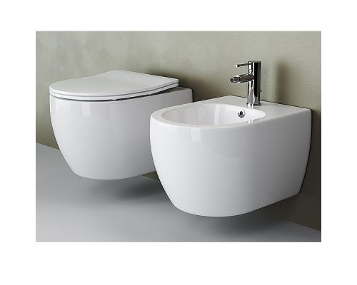 Комплект унитаза Ceramicanova Play CN3001 с инсталляцией Grohe Rapid SL 38775001 с сиденьем Микролифт и клавишей смыва Хром